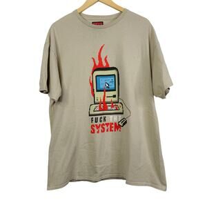 Teen Hearts System Failure Beige Tee Men’s Size XL